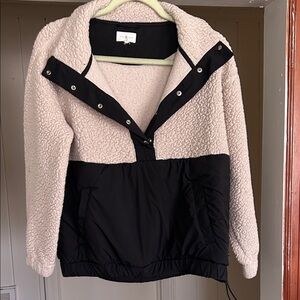 Lou & Grey Two-Tone Teddy Jacket